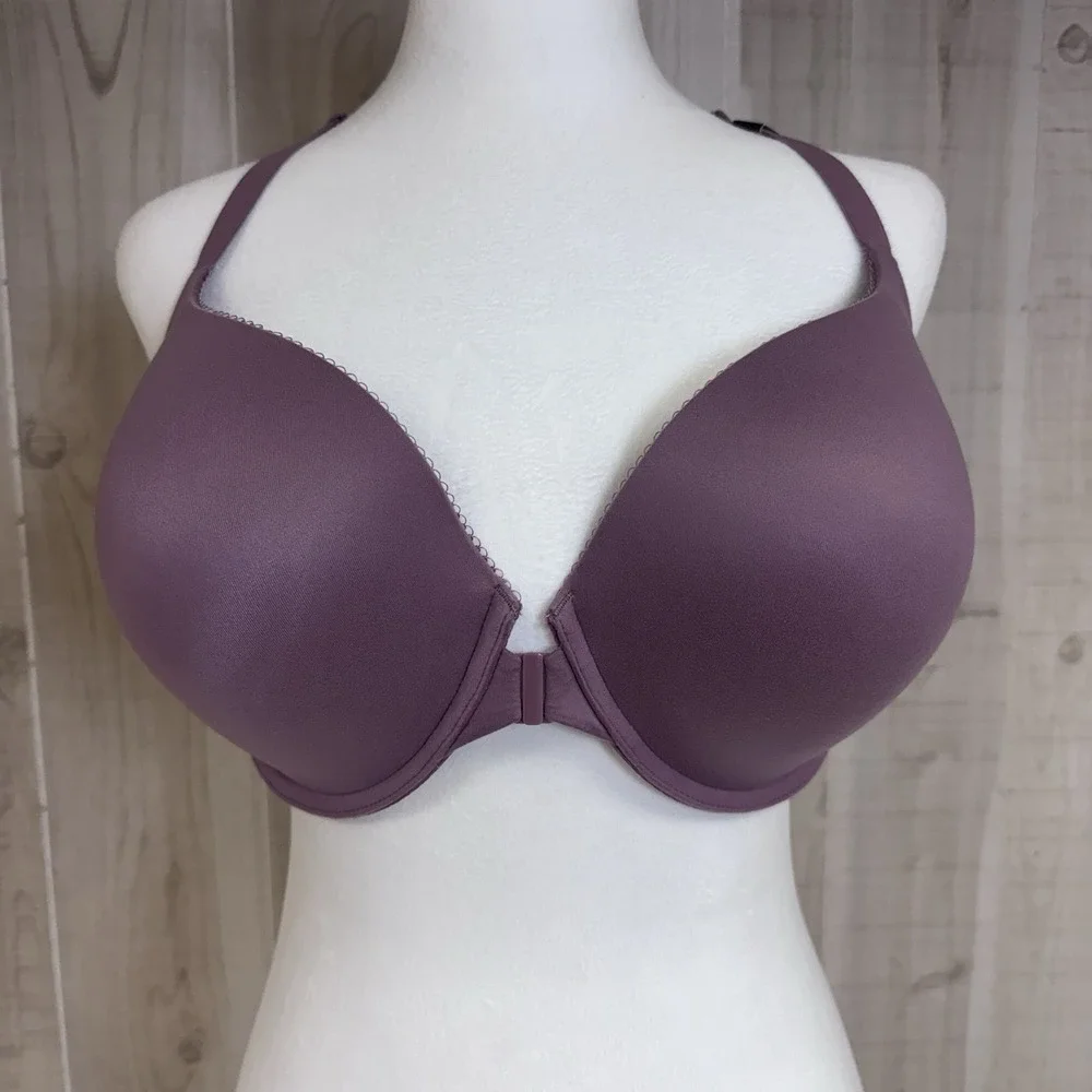 Victorias Secret Body by Victoria Racerback Perfect Shape Bra Mauve 36DDD NWT